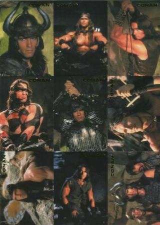 Conan The Barbarian - Arnold Schwarzenegger Preview Card Set 9 Cards 017/999
