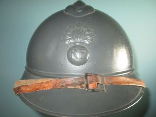 Compl Infantry French M15 Adrian Ww1 Helmet Casque Stahlhelm Casco Elmo 胄 шлем