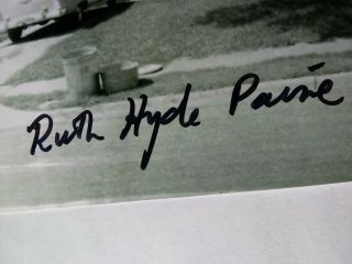 Ruth Hyde Paine Authentic Hand Signed 4X6 PHOTO - John F Kennedy Assassination 3