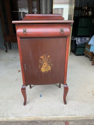 Antique Sheet Music Cabinet