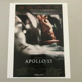 Tom Hanks Signed 8x10 Photo Apollo 13 No