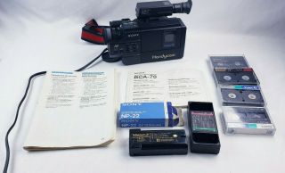 Vintage Sony Ccd - V3 Handycam Video 8 Camera Recorder
