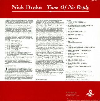Nick Drake ‎– Time Of No Reply - 1986 - Orig Us Vintage Vinyl - Shrink Wrap
