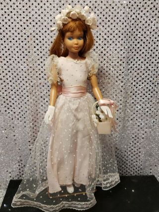 Vintage Titian Skipper In Complete 1934 Junior Bridesmaid Fashion Barbie Mattel