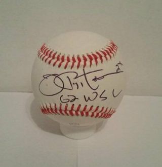 Joe Pepitone Signed Autographed Baseball - W/coa Ny Yankees