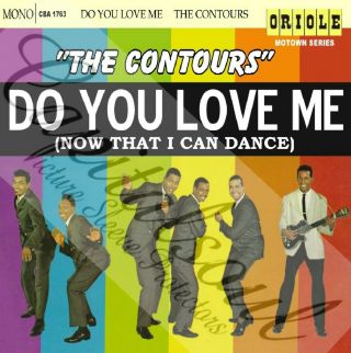 60s R/b Mod Motown Oriole The Contours Do You Love Me Picture Sleeve
