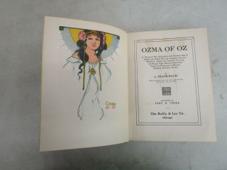 Vintage 1907 OZMA OF OZ Hardcover Book By L.  FRANK BAUM 3