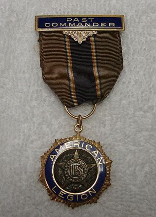 Post Commander American Legion Medal – Wwi Era
