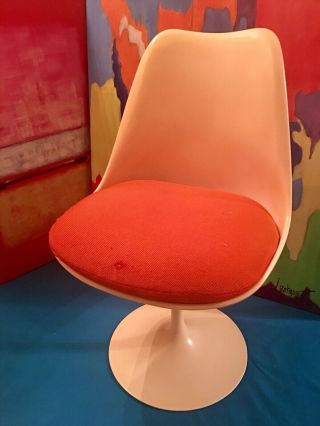 Vintage Eero Saarinen " Tulip " Chair For Knoll With Label / Mid - Century Classic