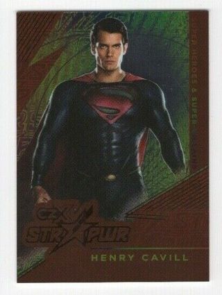 Cryptozoic Czx Dc Heroes & Villains Str Pwr Red S01 Henry Cavill Superman
