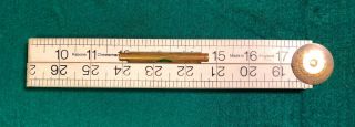 Vintage Rabone Chesterman No.  1390 Four Fold Ruler 36 " Level And Angle