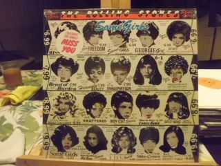 Rolling Stones 1978 " Some Girls " Banned Cover Vinyl Lp Coc 39108 Shrink Hype Nm