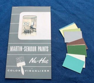 1951 Martin - Senour Paints Color Visualizer Brochure Martin - Senour Company
