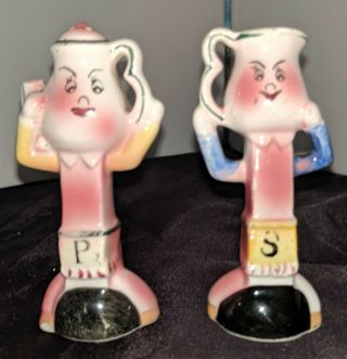 Anthropomorphic Salt And Pepper Shakers Vintage