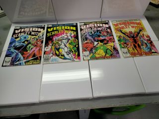 Vision And The Scarlet Witch 1 - 4 Limited Series 1982 & 1 - 12 Complete 1985
