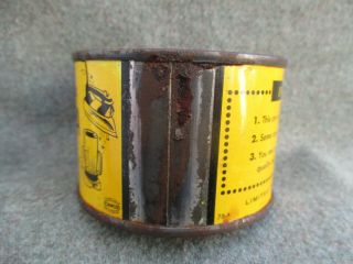 VINTAGE 1960s GENERAL ELECTRIC G.  E.  GIVE - AWAY CAN - A - RAMA TIN CAN w PRIZE 2
