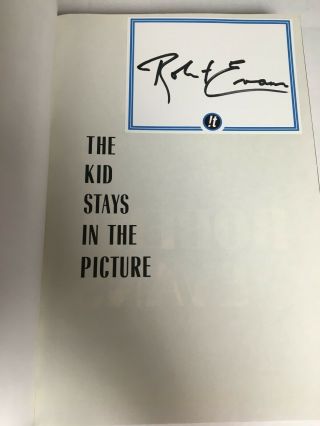 Robert Evans Hand Signed Book The Godfather Rosemary ' s Baby Chinatown 2