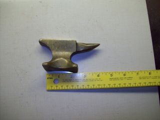 Mini Vintage Solid Brass Anvil Watchmaking Jeweler Engineer Paperweight Tool