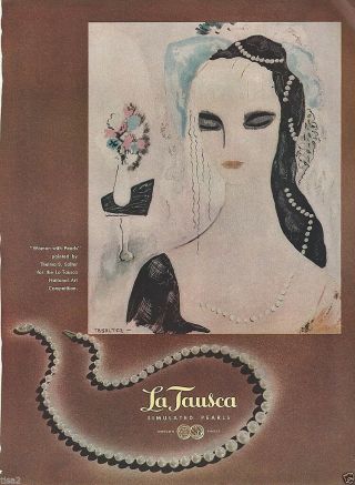 1946 CORO Craft Rhinestone PINS Brooches Earrings vintage costume JEWELRY Ad 2