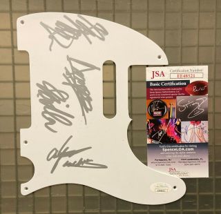 Loudness (japan Metal Band) Signed Autograph Tele Guitar Pickguard X4 Jsa