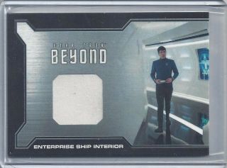 2017 Star Trek Beyond Enterprise Ship Interior Relic Card Brc1 - Rittenhouse