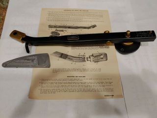 Vintage Audak Kt - 16 Tonearm W/ Instruction Sheet - Audax Kt16 Rek - O - Kut