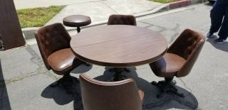 Chromodern Los Angeles Ca.  Mid Century Modern Dining Table & Chairs,  Bar Stool