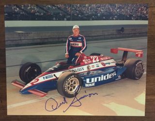 Dick Simon Indy 500 Signed 8 X 10 Photo Autographed Indianapolis
