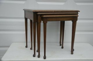 Solid Cherry Nesting Tables Set Of 3