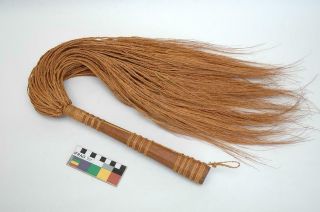 Old Vintage Polynesian Fue Ceremonial Fly Whisk Dance Club Samoan Or Fijian