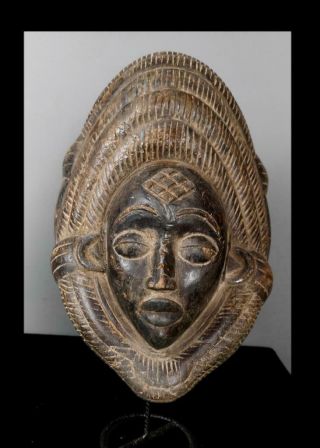 Old Tribal Giant Punu Okuyi Helmet Mask - Coted 