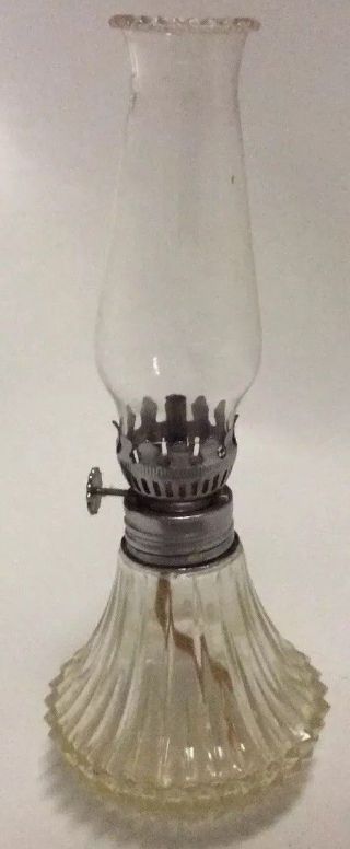 Vintage Small Oil Lamp Made By Lamplight Farms