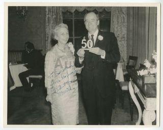Hubert Humphrey & Muriel Humphrey - 38th U.  S.  Vice President - Signed Photograph