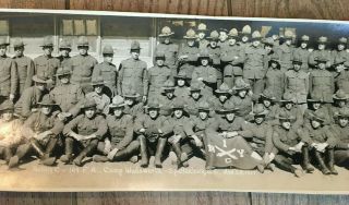 Wwi Yard Long Panoramic Photo Camp Wadsworth Sc Us Army Military 1917