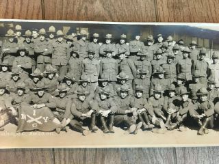 WWI YARD LONG PANORAMIC PHOTO CAMP WADSWORTH SC US ARMY MILITARY 1917 2