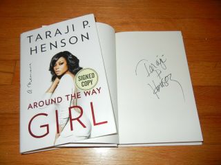 Taraji P.  Henson Signed Autograph " Around The Way Girl " Book Empire Tv Show Star