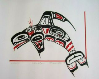 Northwest Coast Art - Haida Killer Whale 17 " X14 " - Painting