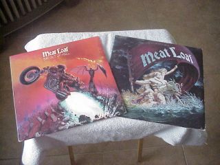 Meat Loaf - " Bat Out Of Hell " & " Dead Ringer " - Two Classic Lps/great Songs/nm