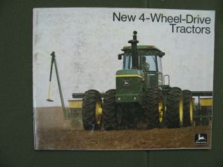 1974 John Deere Tractor Sales Brochure 4 - Wheel Drive Tractors 8430 & 8630