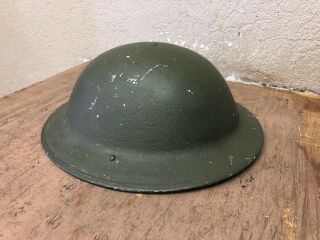Vintage World War 1 Wwi British Hard Shell Helmet