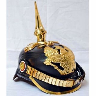 German Pickelhaube Helmet Prussian Imperial Officer 