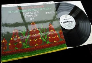 Tchaikovsky: Symphony No.  4 - Von Karajan Columbia Sax 2357 Ed1 Lp