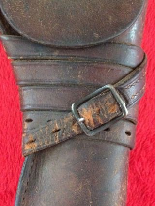 WW1 Calvary Leather M1912 Holster for US 1911 Colt.  45 Pistol 1914 RIA 2