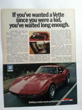 1973 Chevrolet Corvette You 