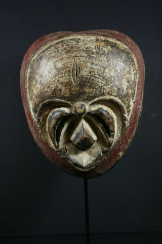African Ekuk Hart Mask - Kwele - Gabon,  Tribal Art,  African Art Primitif