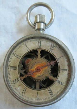Benedict&burnham Mfg.  Waterbury Pocket Watch 1878 Patent Old Vtg Antique