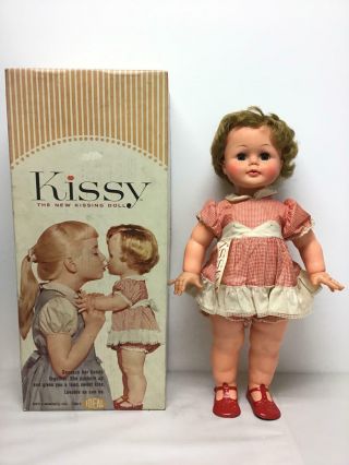 Vintage Ideal 22 " Kissy Doll - She