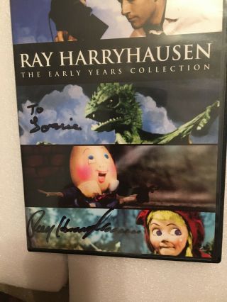 Ray Harryhausen Signed Dvd Stop Motion Animator