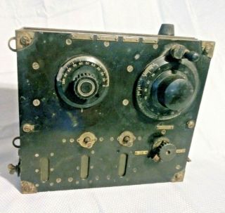 Rare Antique Ww1 U.  S.  Army Aircraft Radio Receiving Set Western Electric Scr 59