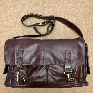 Leica Vintage Brown Leather Camera Bag With Removable Padded Insert